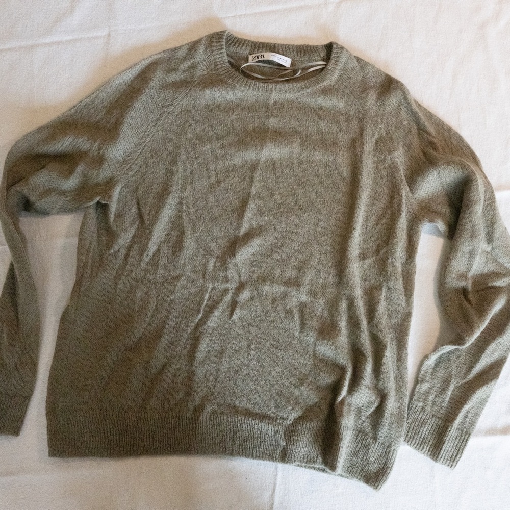 Zara Olive Green Sweater